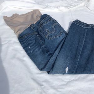 Jessica Simpson   blue jeans maternity sz s